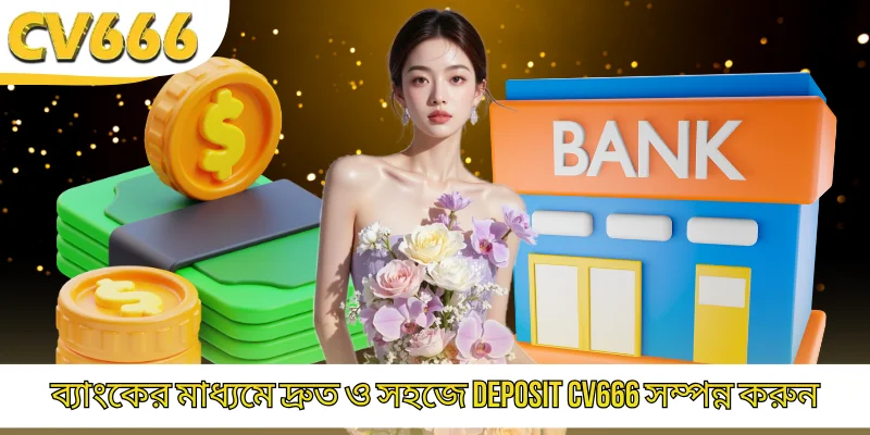 ব্যাংকের মাধ্যমে দ্রুত ও সহজে CV666 Deposit সম্পন্ন করুন