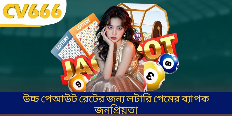 উচ্চ পেআউট রেটের জন্য লটারি গেমের ব্যাপক জনপ্রিয়তা